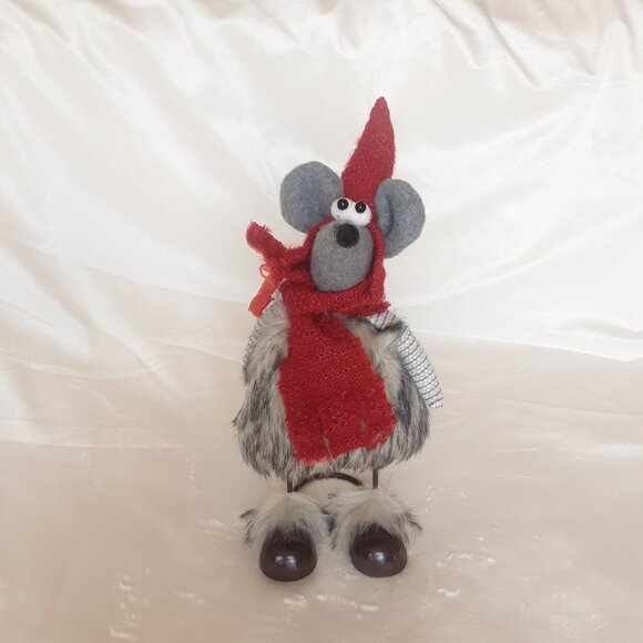*NEW* Springy Bobble Head Body Christmas Mouse - Picture 1 of 5